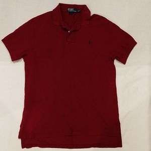 Polo shirt "Custom Fit" - Maroon - Large